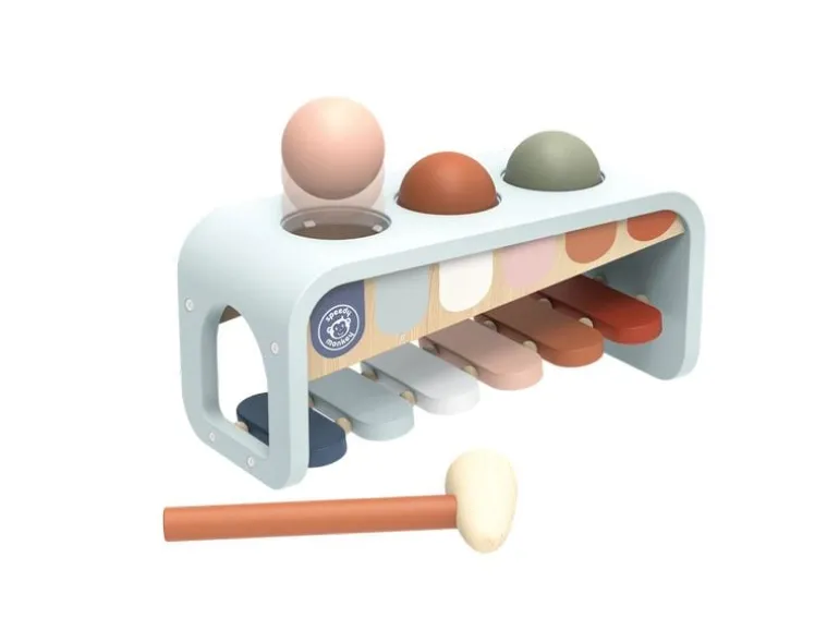 Speedy Monkey Musikspielzeug Xylophon Glockenspiel