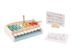 Spielba Holzspielwaren Piano und Xylophon 2 in 1