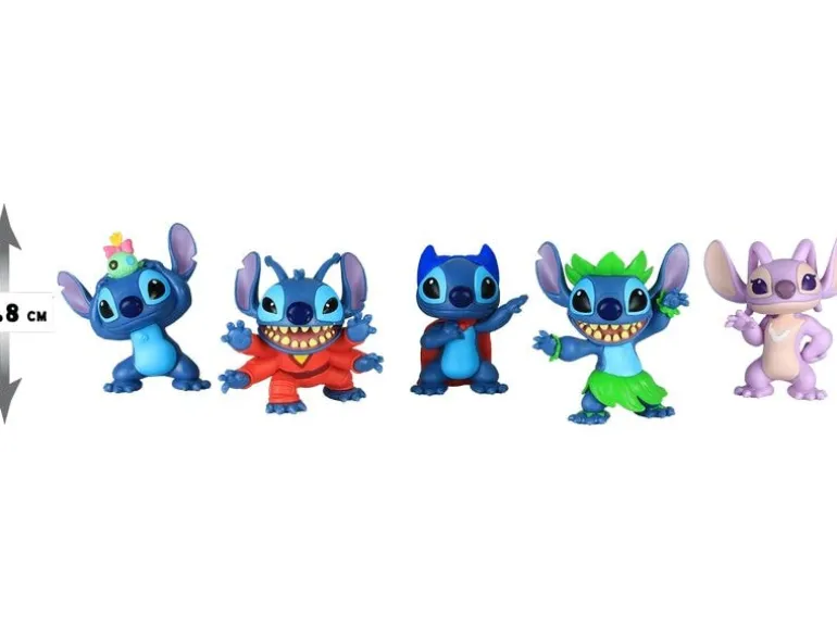 Stitch Figur Disney Stitch 5er Set 8 cm