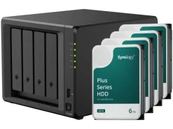 Synology NAS Diskstation DS925+ 4-bay Synology Plus HDD 24 TB