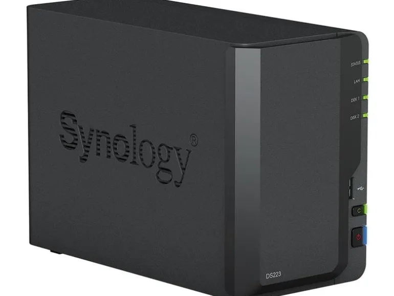 Synology NAS DiskStation DS223, 2-bay Synology Plus HDD 12 TB