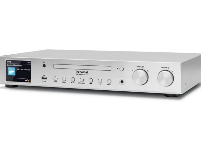 Technisat Radio-Tuner DigitRadio 143 CD V3 Silber