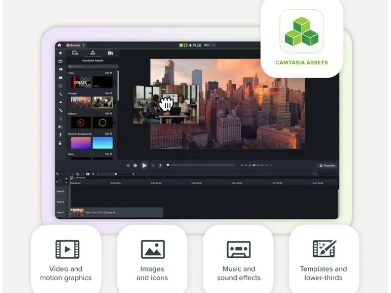 TechSmith Camtasia Editor Legacy Business, SUB-RNW, 1-4 User, 1 Jahr