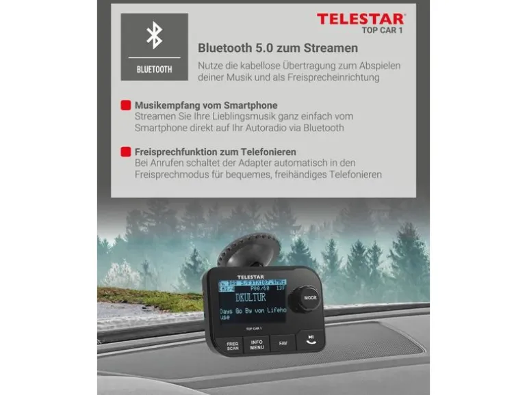 Telestar Adapter TOP CAR 1 Schwarz