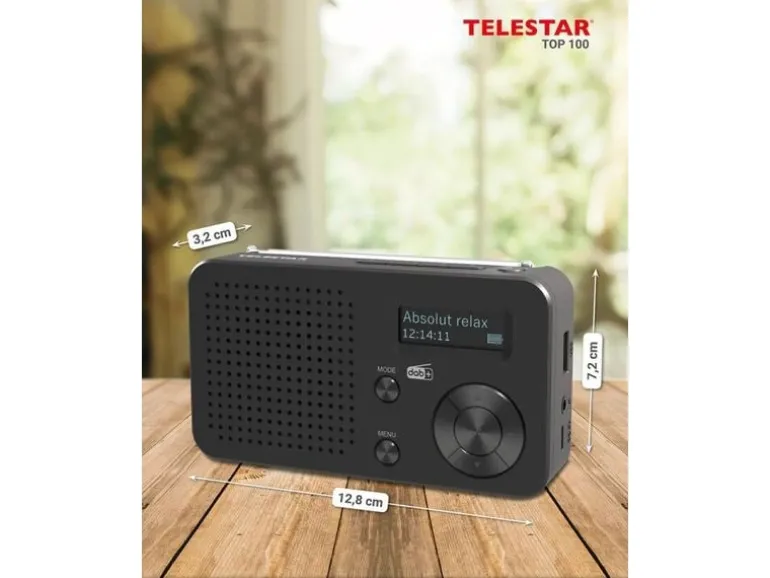 Telestar DAB+ Radio TOP 100 Schwarz