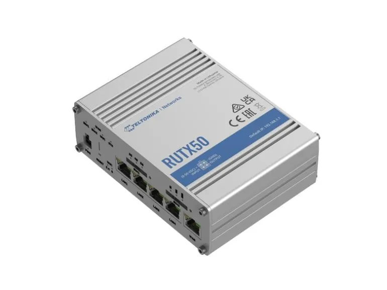 Teltonika 5G-Industrie-Router RUTX50 5G, WiFi-5, 5x GE LAN