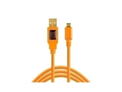 Tether Tools Kabel TetherPro USB 2.0 zu Micro-B 5-Pin, 4.6 m Orange