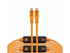 Tether Tools Optima 10G USB-C auf USB-C, 9.4 m, Orange