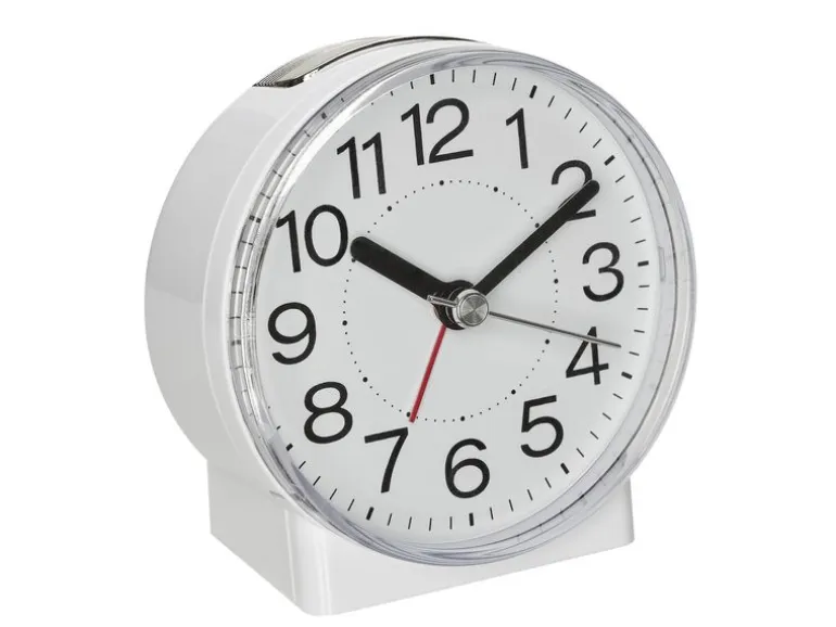 TFA Dostmann Klassischer Wecker Weiss