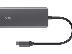 Trust Dockingstation 6-in-1 USB-C Multi-Port Adapter – Silver