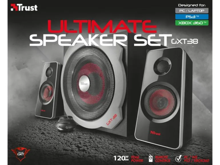 Trust PC-Lautsprecher GXT 38 Tytan 2.1