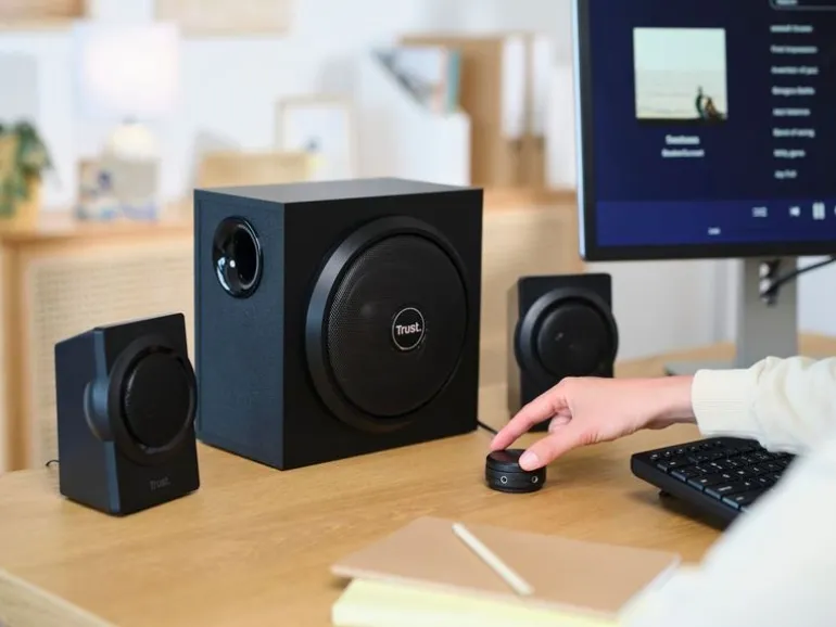 Trust PC-Lautsprecher Yuri 2.1 Set mit Subwoofer