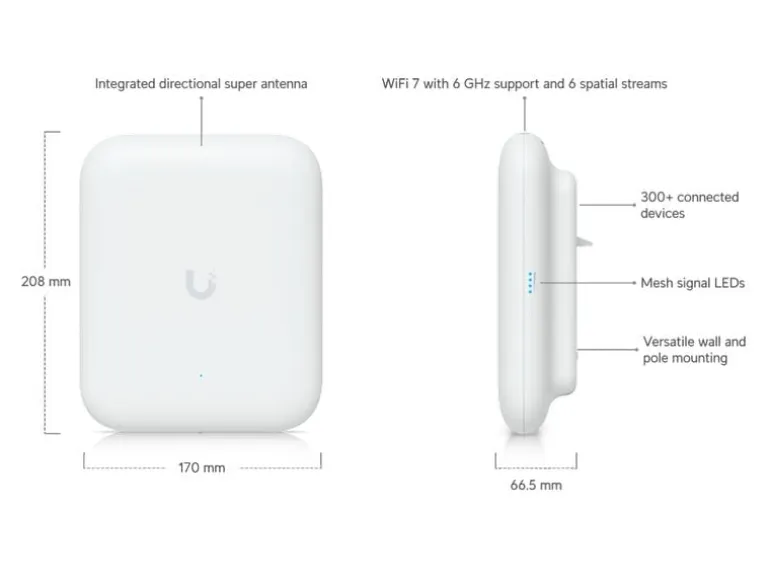 Ubiquiti Outdoor Access Point U7 Pro Outdoor