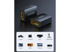 Ugreen Adapter 20107 4K HDMI Buchse zu Buchse Gold Schwarz