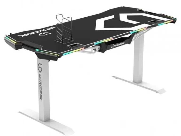 Ultradesk Gaming Tisch Force Weiss
