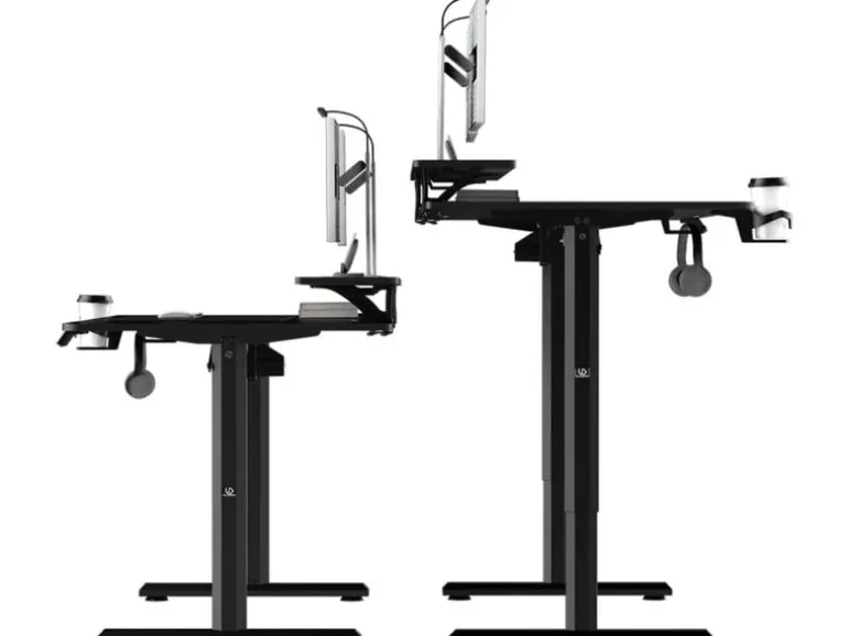 Ultradesk Gaming Tisch Highlander XXL Schwarz