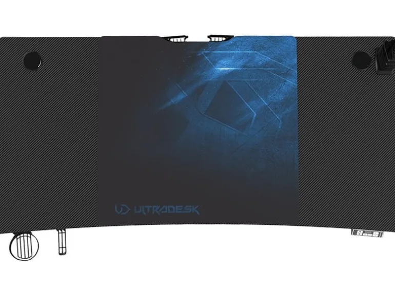 Ultradesk Gaming Tisch Level V2 Blau