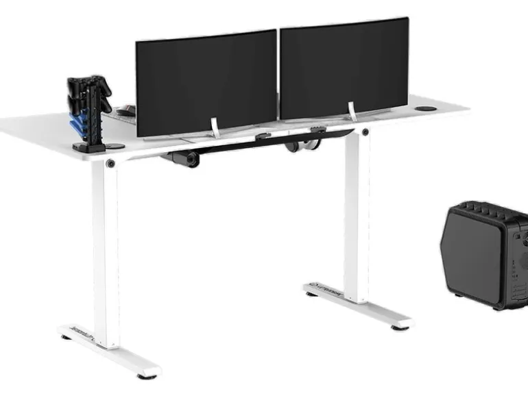 Ultradesk Gaming Tisch Level V2 Weiss