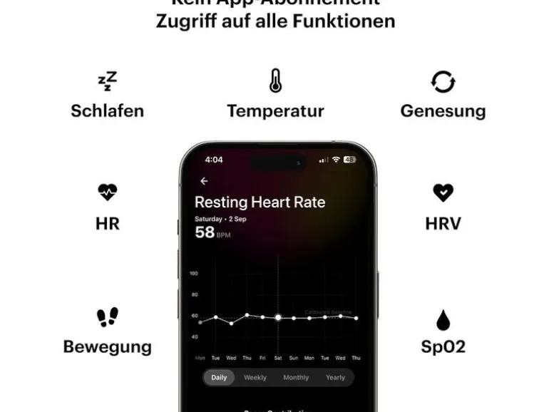 Ultrahuman Ring AIR Grösse: 10, Dunkelgrau