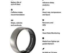 Ultrahuman Ring AIR Grösse: 8, Grau