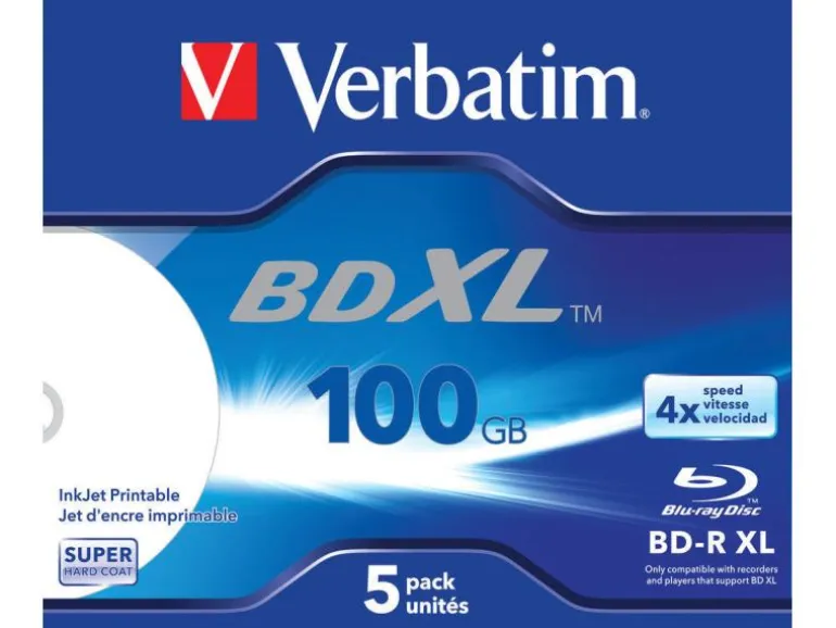 Verbatim BD-R 43789 100 GB, Jewelcase (5 Stück)