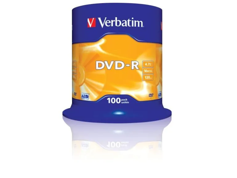 Verbatim DVD-R 4.7 GB, Spindel (100 Stück)