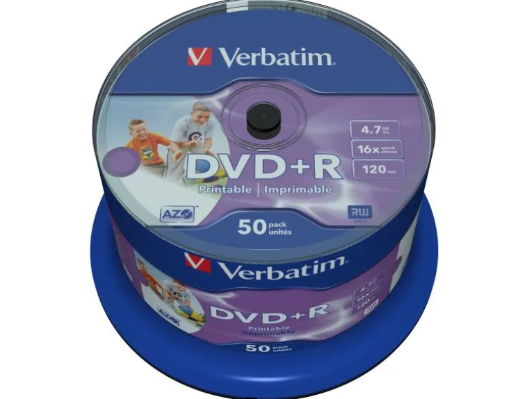 Verbatim DVD+R 4.7 GB, Spindel (50 Stück)