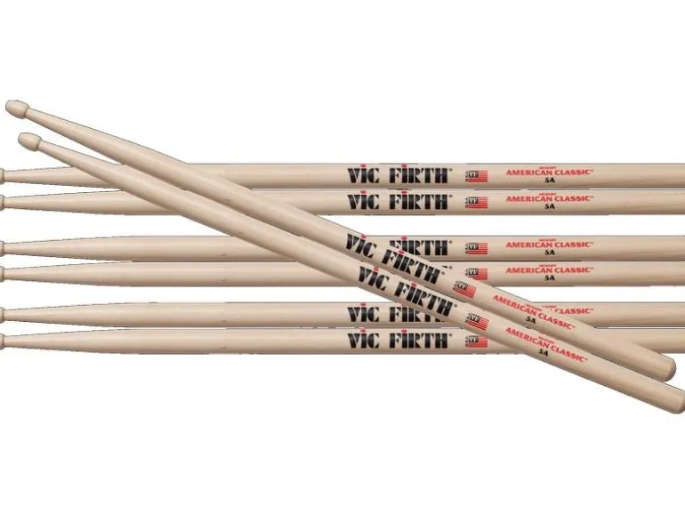 Vic Firth Drumsticks VF5A Value Pack – 4 Paar