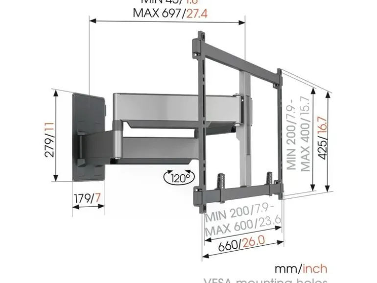 Vogel's Wandhalterung TVM 5855 - Schwarz