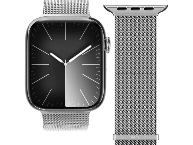 Vonmählen Armband Milanese Loop 2 Apple Watch 44/45/46/49 mm Silver