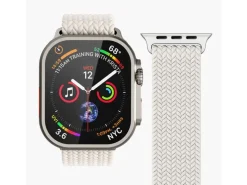 Vonmählen Armband Woven Loop Apple Watch 40/41/42 mm Cream Black
