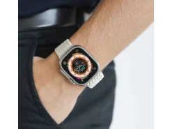 Vonmählen Armband Woven Loop Apple Watch 40/41/42 mm Cream Black
