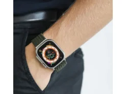 Vonmählen Armband Woven Loop Apple Watch 44/45/46/49 mm Olive