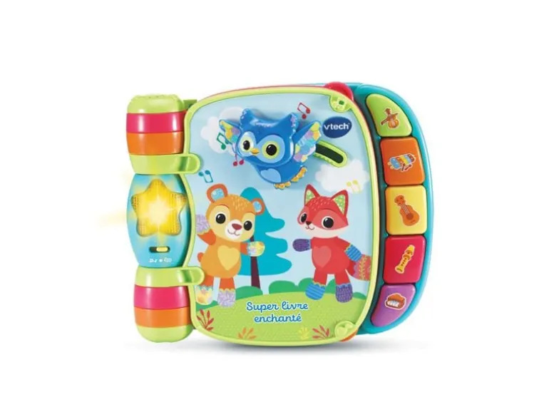 Vtech Musikspielzeug Livre enchanté des Baby loulous bleu -FR-
