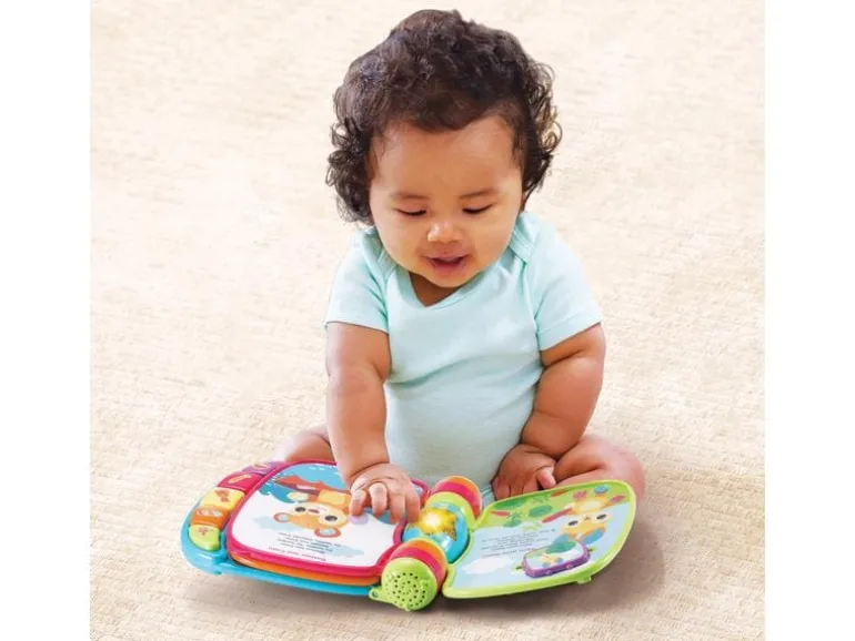 Vtech Musikspielzeug Livre enchanté des Baby loulous bleu -FR-