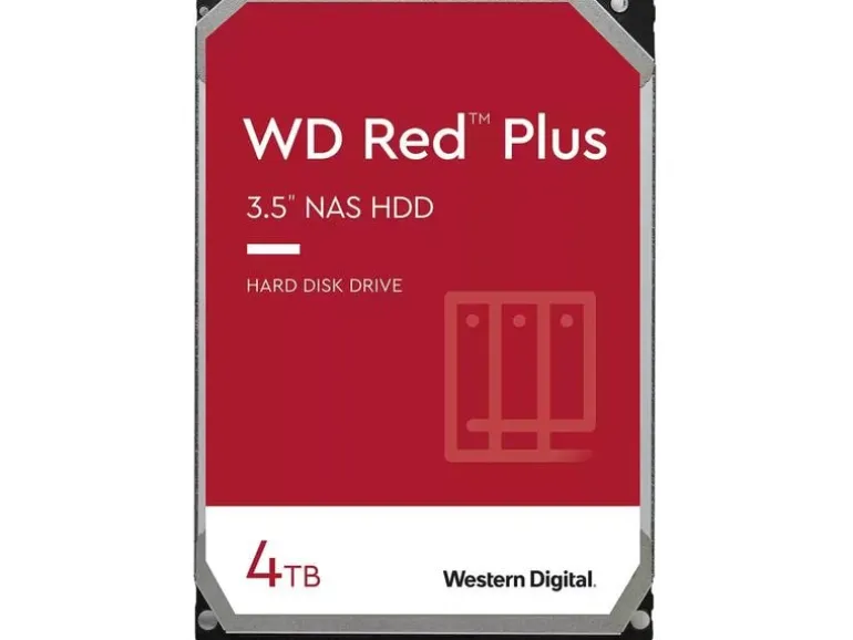 Western Digital Harddisk WD Red Plus 3.5" SATA 4 TB