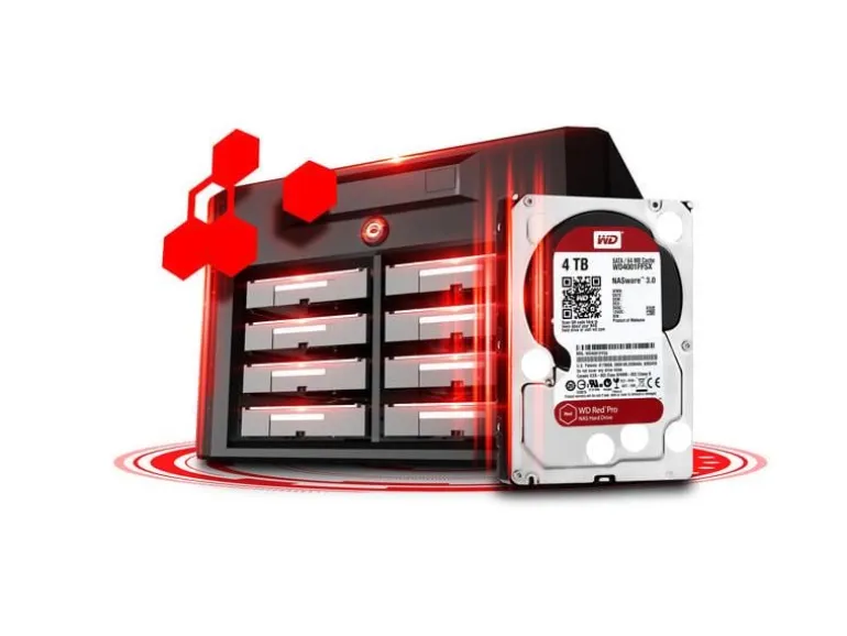 Western Digital Harddisk WD Red Plus 3.5" SATA 4 TB