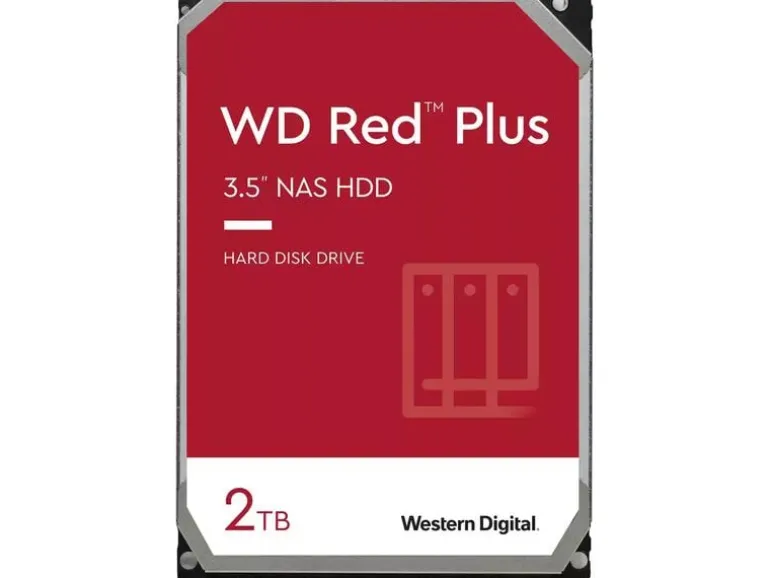 Western Digital Harddisk WD Red Plus 3.5" SATA 2 TB