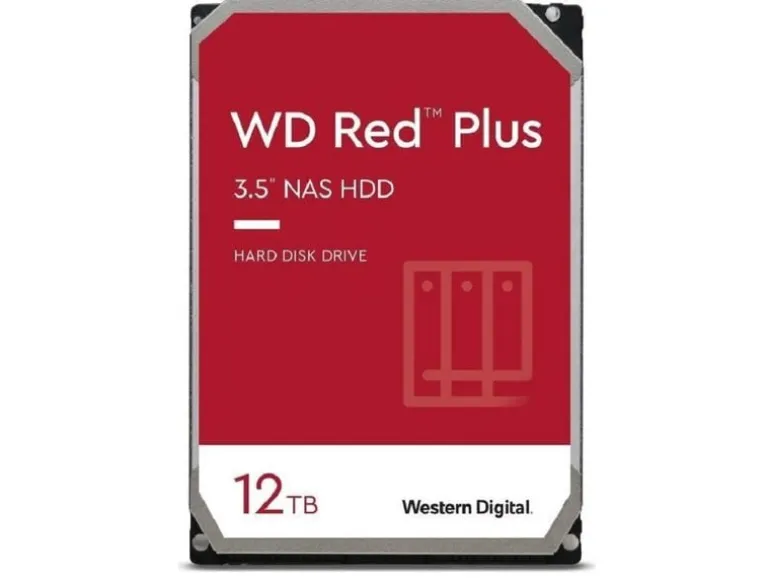 Western Digital Harddisk WD Red Plus 3.5" SATA 12 TB