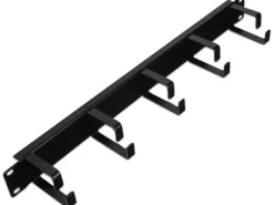 Wirewin Kabelführungspanel KFP-5RING METAL BL , Schwarz