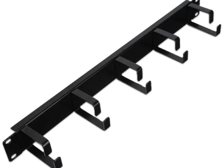 Wirewin Kabelführungspanel KFP-5RING METAL BL , Schwarz