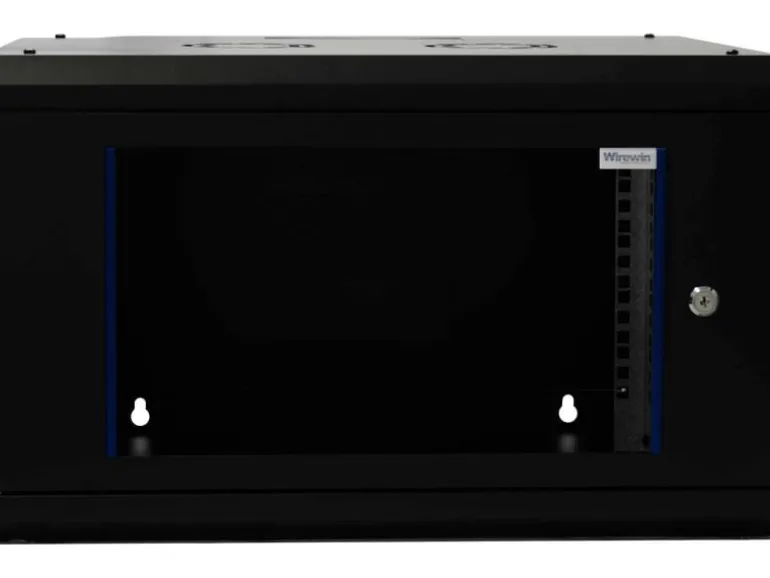 Wirewin Wandschrank 600X600X6U Pro 3rd Gen 19" / 6HE / Schwarz