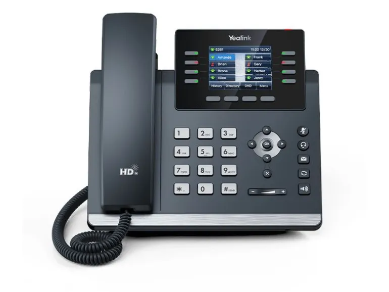 Yealink Tischtelefon SIP T4 (U) Series T44U POE Advanced Grau