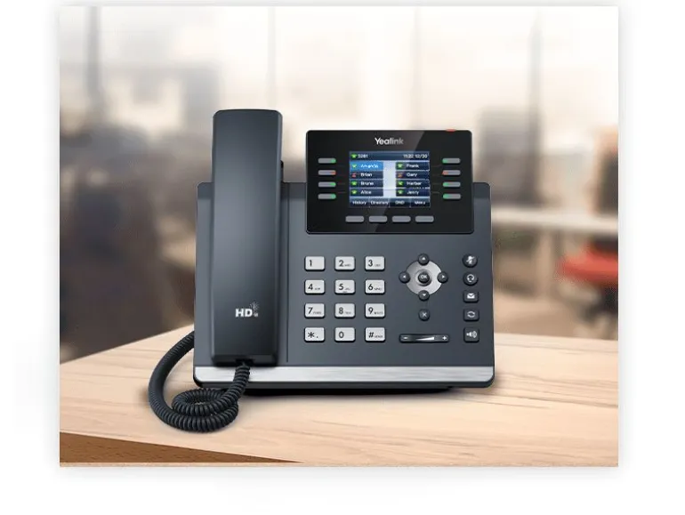 Yealink Tischtelefon SIP T4 (U) Series T44U POE Advanced Grau