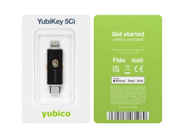 Yubico YubiKey 5Ci FW 5.7 USB-C/Lightning, 1 Stück
