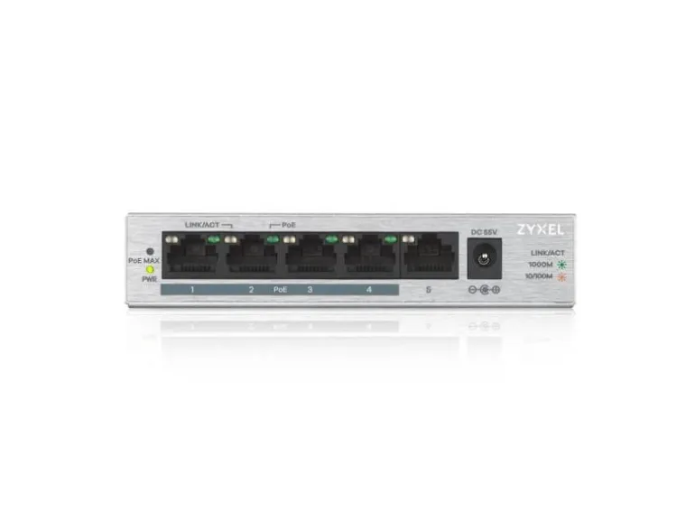 Zyxel PoE+ Switch GS1005HP 5 Port